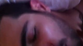 Arab boy sucking his daddy