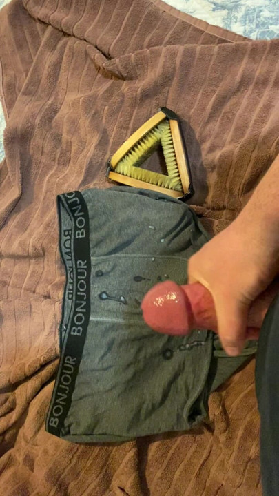 Cumming on my underwear