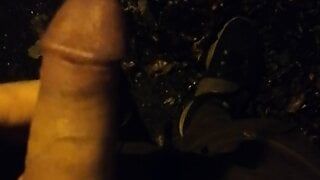 Cockring piss outdoor