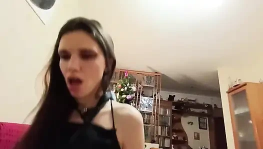 ve güzel bir güzellikle, dilde ve yüzde seks