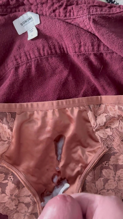 Cum on Wife’s Panties 16