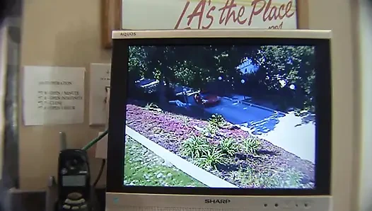 Blonde girl enjoys a big black cock