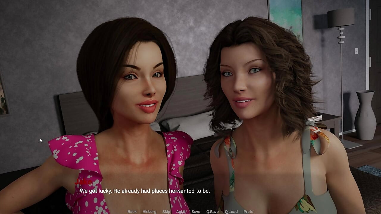 MILF Cheating Threesome - Away From Home #19 - Adult Sex Game Walkthrough