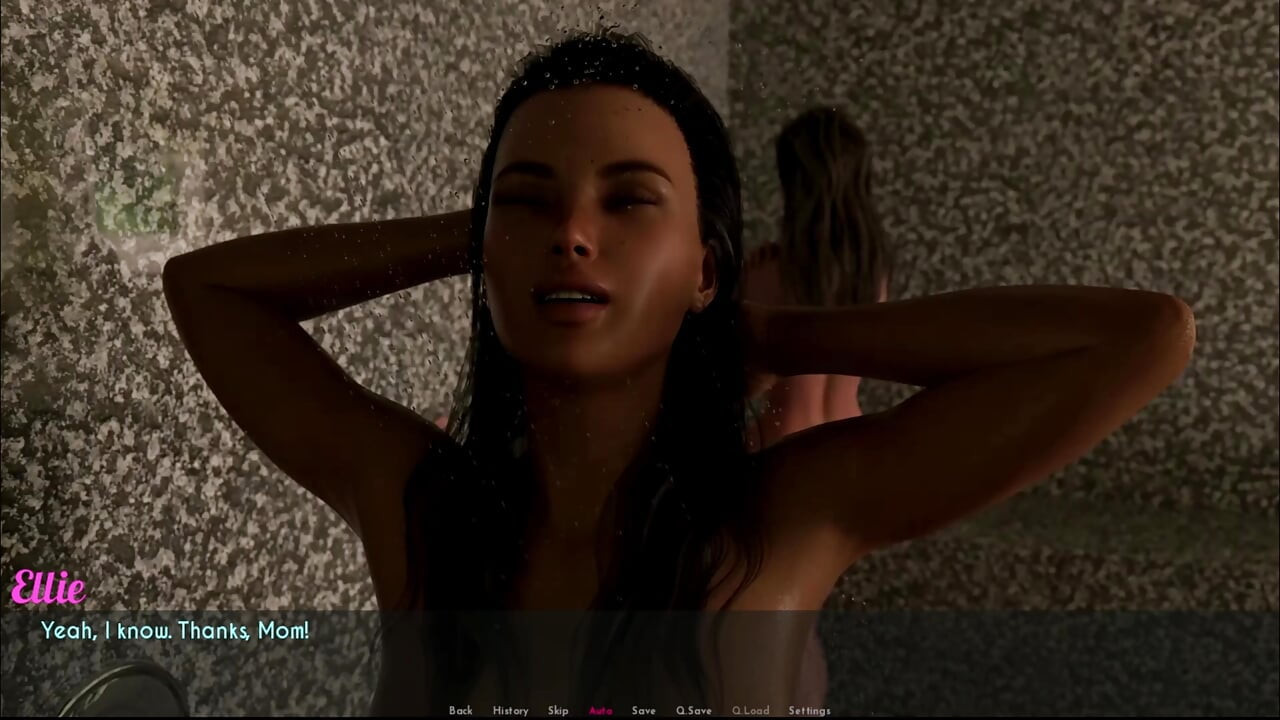 Awam - día 14 - gratis - Ellie y Sophia duchadas juntas.