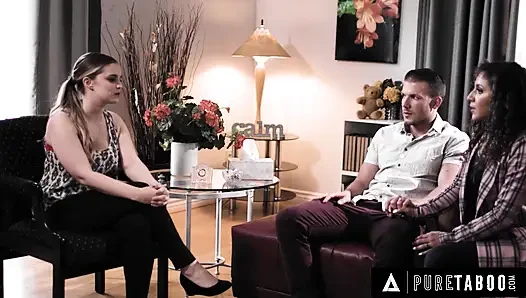 PURE TABOO Marriage Counselor Codi Vore Seduces Soft Man In Front Of His Shocked Controlling Wife
