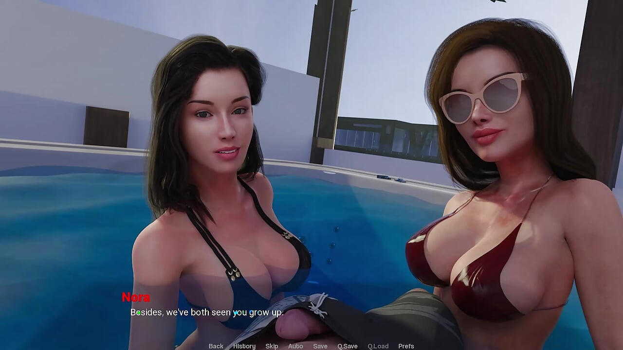 Stepmom Sex and Some Grinding - Away From Home #26 Animated Sex Game