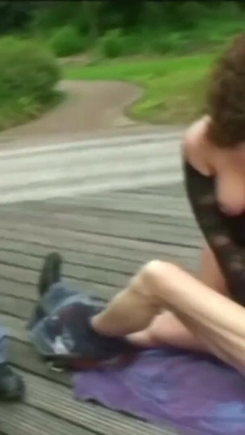 Spectacular moment from "German MILFs Bi Jenny and Friends in Public Reverse Gangbang"
