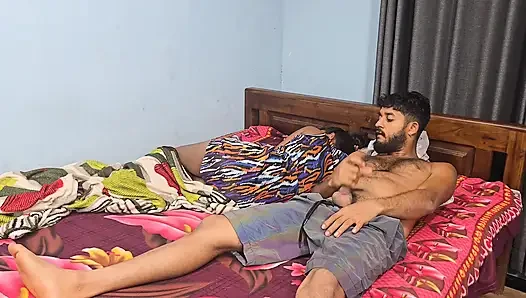MY STEP SISTER STAYS IN MY ROOM AND SUCKS MY COCK