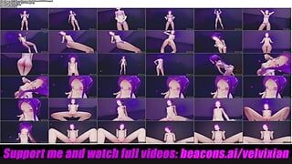 Danse chaude + Invitation + Sexe en POV (HENTAI 3D)