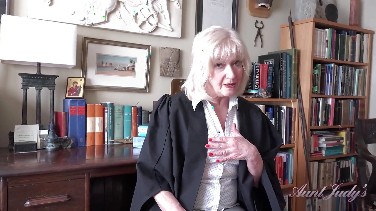 Auntjudys - Your 69yo Mature Teacher Ms. Louise Helps You Get Your Grades up