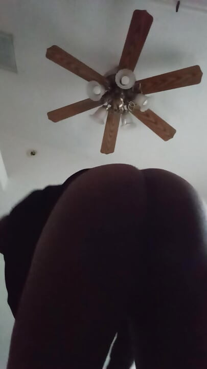 Big black ass anal dildo