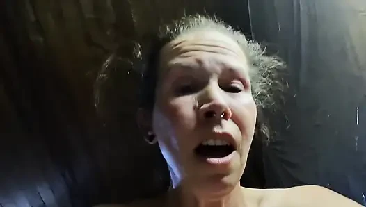 Brunette with big tits fucked and facial
