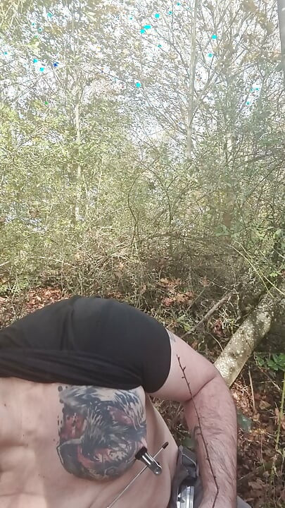 Tethered outdoors with electricity and wax
