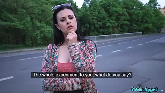 Public Agent - Dark-haired Beauty Billie Star Sucks Dick for Cash