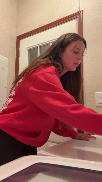 استخدام آلة الغسيل الخاصة بي للقذف بقوة