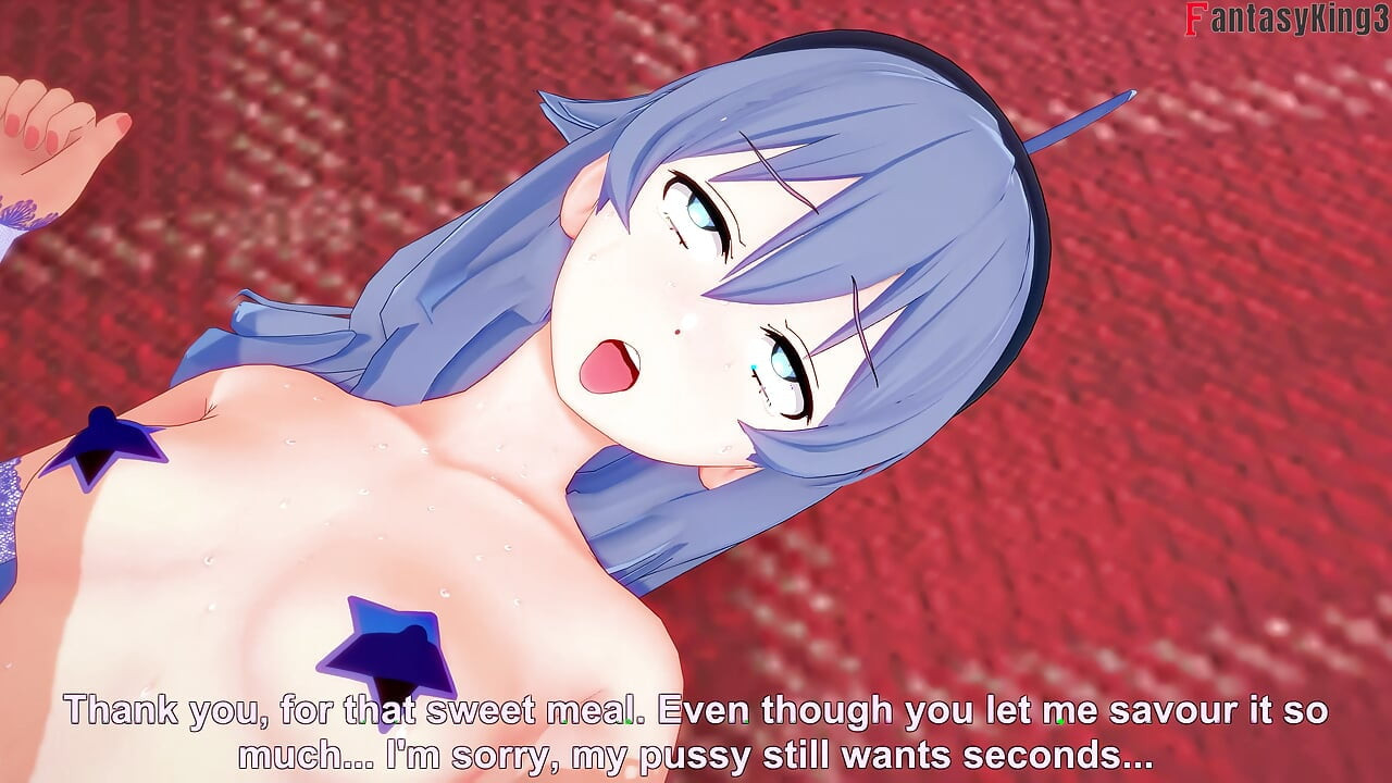 Eris Boreas, Sylphiette și Roxy Migurdia - sex în patru cu mare și neagră - Mushoku Tensei 5