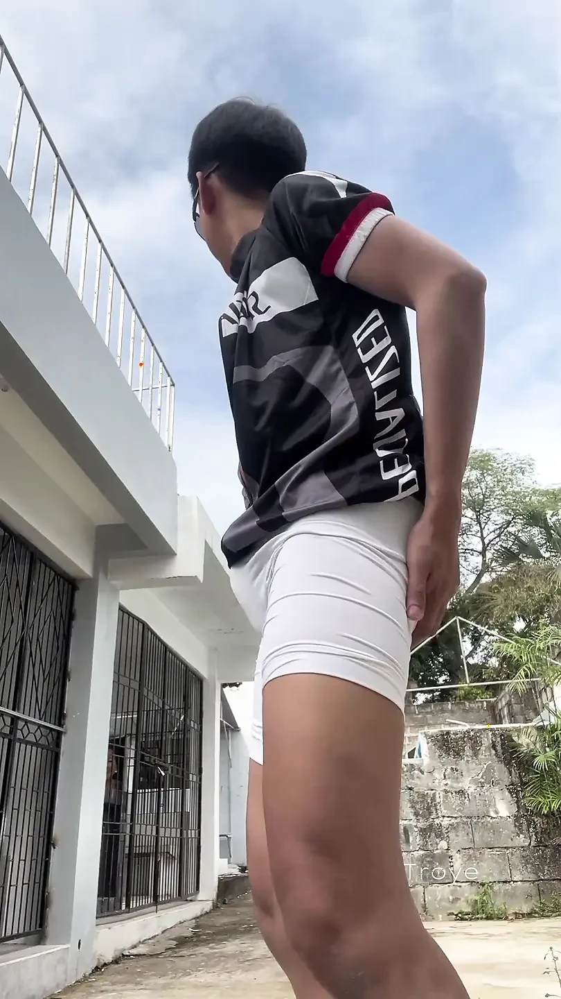 Hot Cyclist Boy with Big Veiny Cock Outdoor Adventure