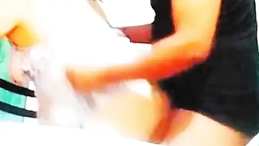 Mature lady I met on the street, rich, doggy style, fucked.