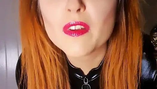Dominant Humiliation JOI by Latex Mistress in Maleficent Cosplay
