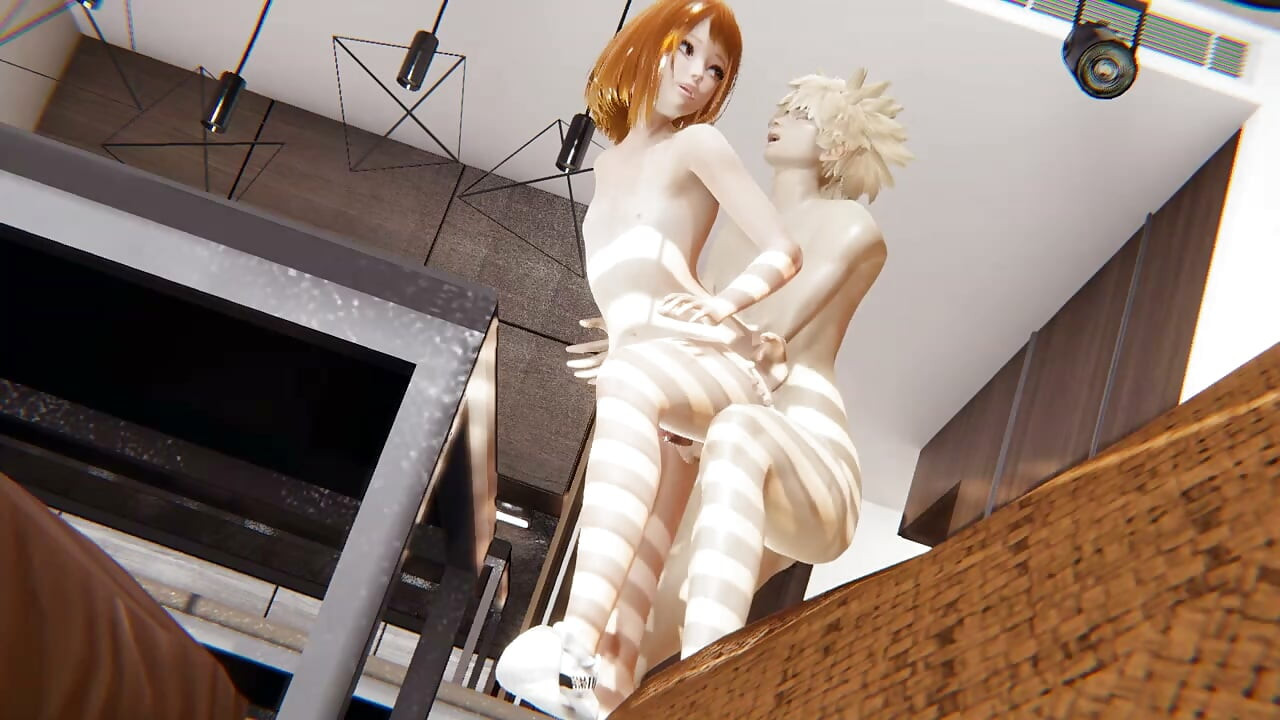 My Hero Academia Yaoi - Femboy Uraraka megdugva