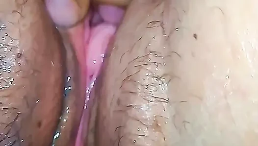 Orgasming is amazing, insatiable fingers helping each other, then he fucks me with his big cock.