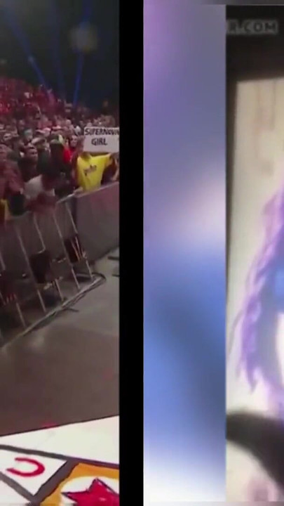 Powerful moment from "WWE Sasha Banks Cum Compilation"