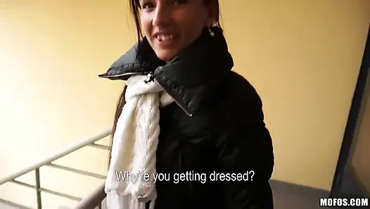 Öffentliche pickups - kleine titten necken Megan Promisita liebt schwänze und geld