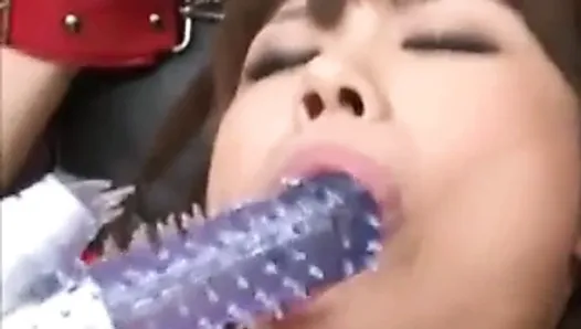 Asian Lubed And Made To Orgasm