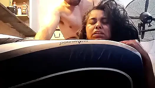 Latina milf mercilessly anal fucked