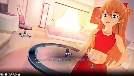 Meine hentai-fantasie - Asuka von evangelions rosa vagina-stiefschwester in ihrem zimmer gefickt
