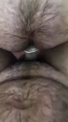 Fucking mature daddy bear and cum