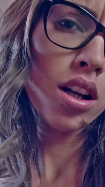 Stunning moment from "Anorexic Small Tits College Girl with Glasses - Frederica Fierce at Private Fuck"