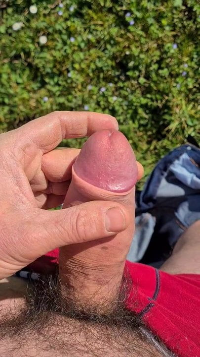 Masturbating