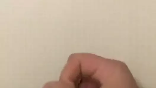Chubby guy jerks off
