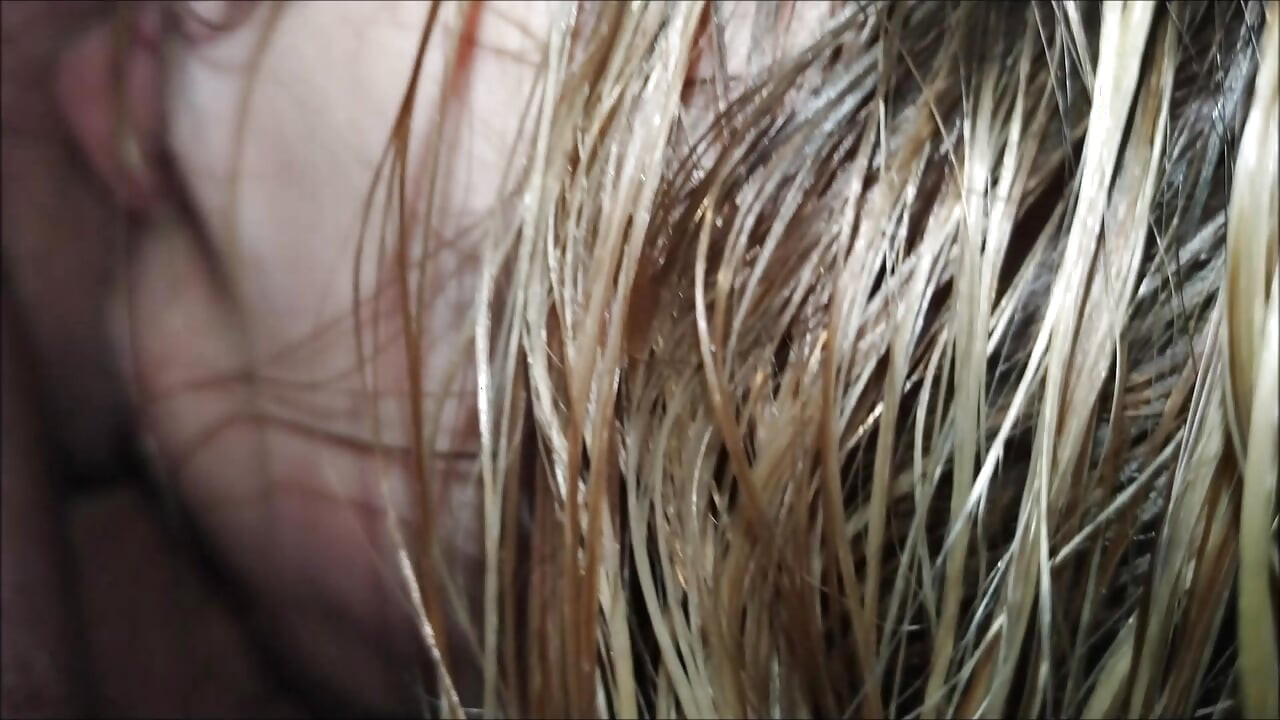 She was just taking a bath, but both her holes were fucked and her mouth was filled with cum