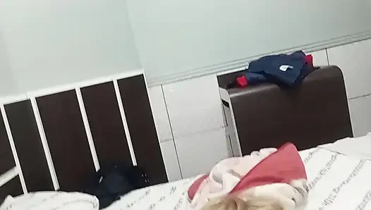 Pink pussy redhead bitch on all fours on black cock interracial