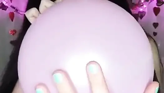 Shyyfxx glücklicher karneval! Überall auf meinem körper mit ballons spielen -Looner fetisch