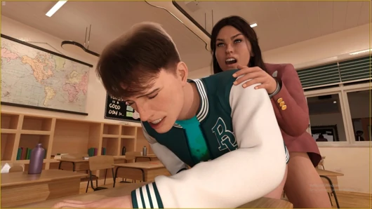 Shemale Teacher Fucking 18 Plus Student Asshole Doggystyle Anal Sex