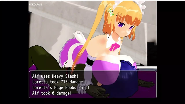 Girl Beats Hero 1 Loretta