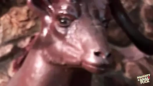 Cheating husband gives the busty blonde an outdoor anal pounding that sh...