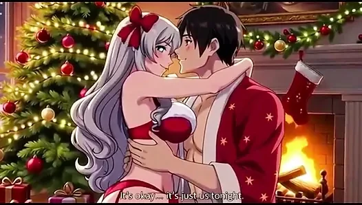 Amerikalı üvey kız kardeş Noel iç çamaşırı özel