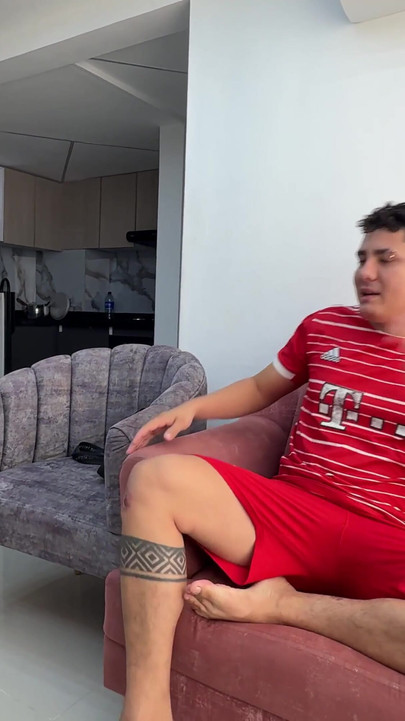 Memorable moment from "Cute Latina pays rent to inn owner with the best sex of her life while her husband is not at home."