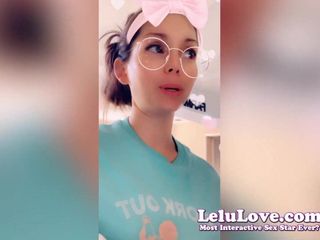 Lelu Love- VLOG: Hot Sweaty BTS Sucking Fucking