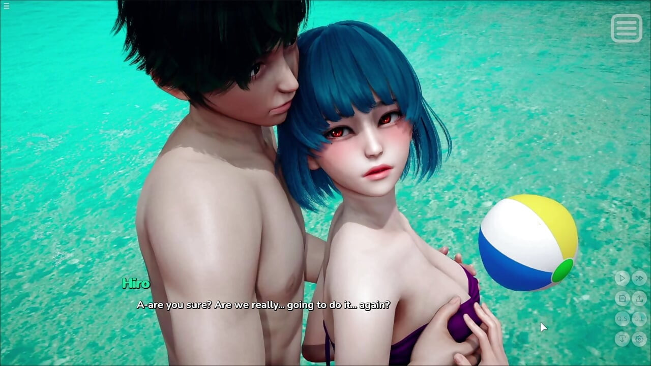 Japanische zierliche stiefschwester hat sex mit hiro am strand