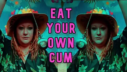 Загипнотизировано поедать свою собственную сперму для сисси кемпинга, сисси версия