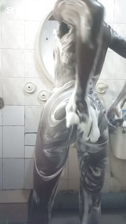 Bath time with miss sexy