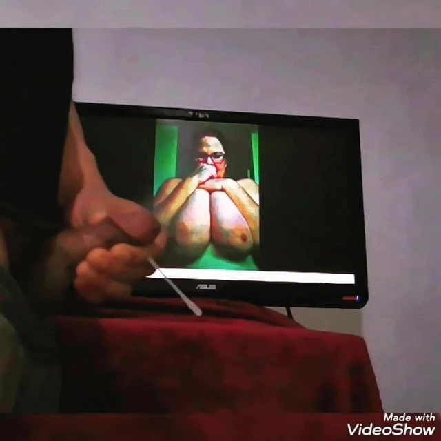 Tribute for huge breasted milf - dropping long cum ropes