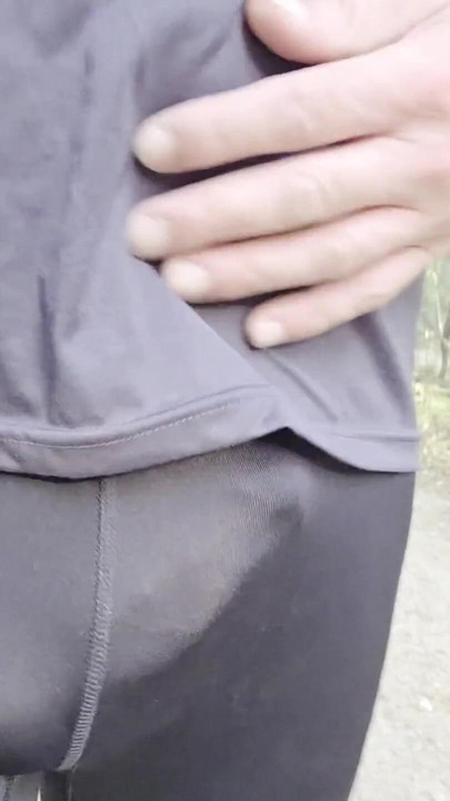 Iconic moment from "Morning run. Bulge in my lycra"