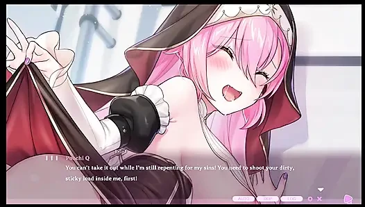 Kaiju Princess 2 Scenes - The Fake Nun Confession