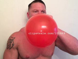 Balloon Fetish - Brock Blowing Balloons